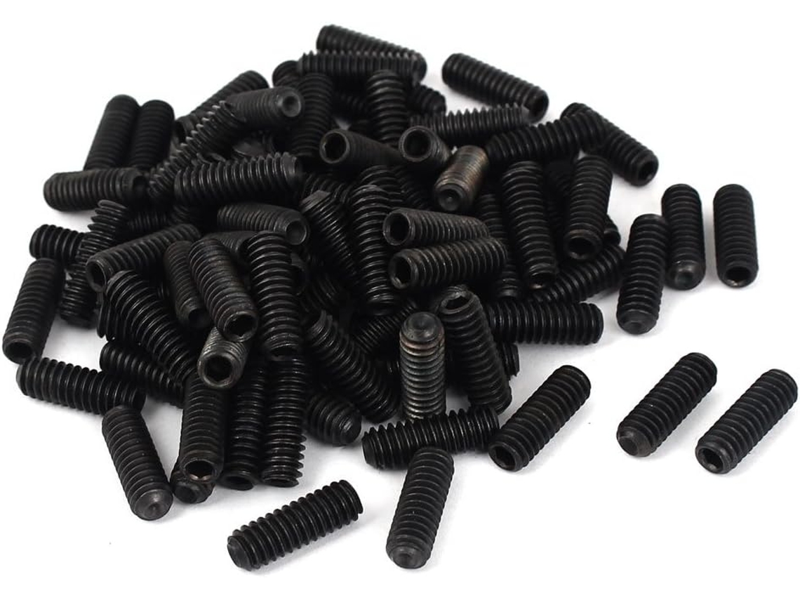 100 Piezas De Clavos, Tornillos Y Sujetadores De 1/4" X 3/4", 20 Hilos, Juego Hexagonal, De Corte De