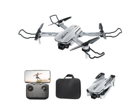 VPCOMERCIAL - Drone Xt1 con cámara única 4K (3 baterías - Duración de la batería: 15 min - Blanco)