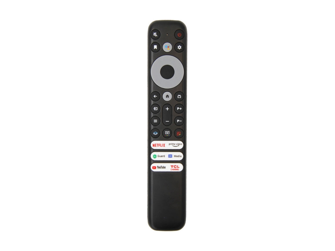 Nuevo Mando A Distancia Tcl 8k Qled 50p725g/55c7 Compatible Con Control Por Voz Bluetooth, Color Negro, Para Smart Tv.