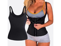 2026-corset Entrenador De Cintura Cincher Controlador De Cuerpo Shaper Sin Soutien Sport Slimming Negro
