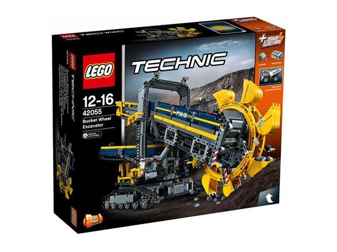 LEGO Technic: Excavadora de ruedas de cuchara - 42055 (Edad Mínima: 12 - 3929 Piezas)