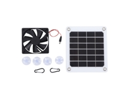 Extractor de aire solar con un 20 % de eficiencia de conversión, resistente al agua para invernaderos de caravanas.