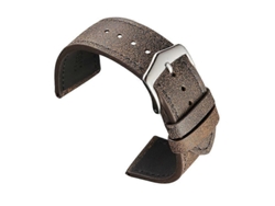 Correa pequeña de piel de vacuno de 22 mm con textura desgastada, apta para Huawei Watch (roja).