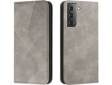 Carcasa Samsung Galaxy S22 Plus HFS-HOUSE Cartera Gris