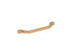 Juego de 6 tiradores para muebles de zamac con un diámetro de 30 mm y acabado dorado. HARDWAREXCHANGE