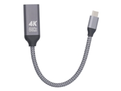 Cable Adaptador Usb-c A Hdmi 4k 60hz Para Proyección De Pantalla Hd Con Material Textil Y Conexión Plug And Play.