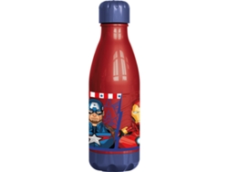 Botella De Agua The Avengers Cz11265 Uso Diario 560 Ml Rojo Plástico