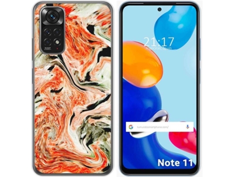 Carcasa Xiaomi Redmi Note 11 TUMUNDOSMARTPHONE Dibujos Mármol 12 Multicolor