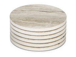 Juego De 6 Soportes Absorbentes Para Papel Higiénico Con Base De Corcho, Estilo Mármol, Para Mesa De Centro Y Decoración.