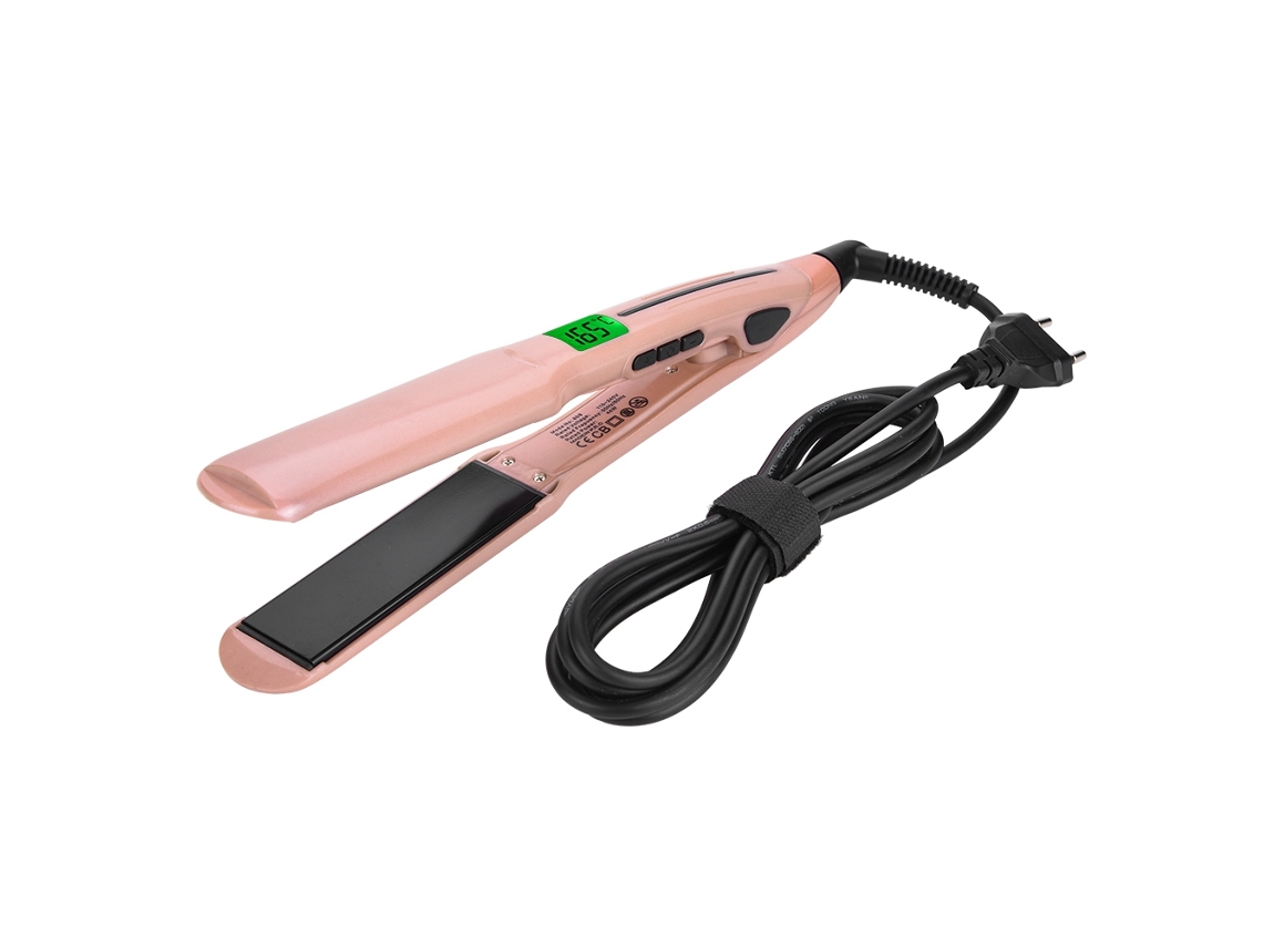 Plancha De Pelo Eléctrica Portátil De Cerámica Para Alisar Y Rizar Con Sensor Inteligente Automático (oro)