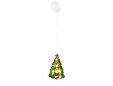 Luces de decoración de ventana de Navidad, luces de cadena colgantes de ventana de ventosa, luz de adorno de Navidad para fiesta, estilo 5