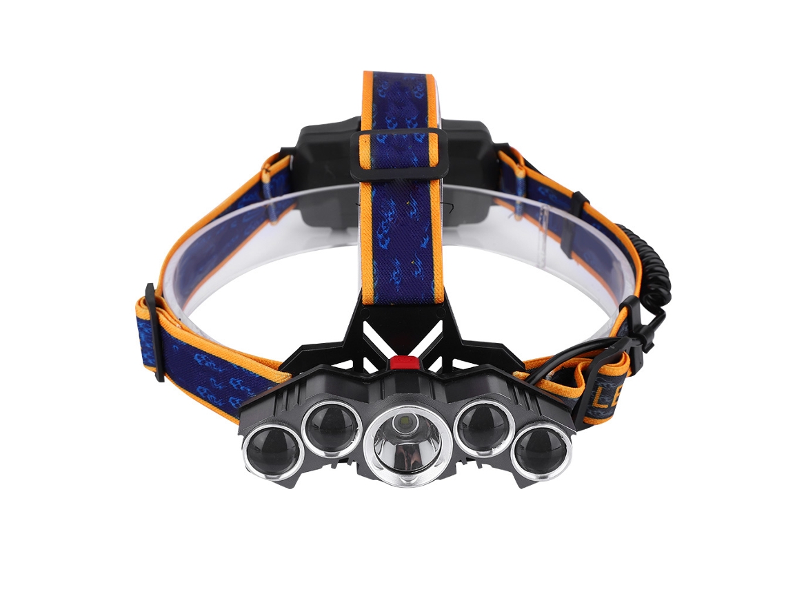 Linterna Frontal Led De 20000 Lúmenes, Resistente Al Agua (ipx6), Con Carga Usb, Ideal Para Acampar, Andar En Bicicleta Y Pescar.