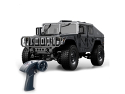 Negro Dos Bateríasjjrc C8835 Hummer Militar 1/16 2.4g 4wd Coche Rc Proporcional Rock Crawler Pickup Todoterreno Juguetes