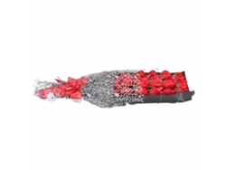 Rosas rojas artificiales con luces LED para decoración