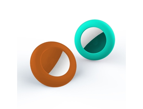 Airtag - Soporte para collar de gato compatible con Apple Airtag GPS Tracker, funda impermeable, verde menta naranja ZMDECQNA