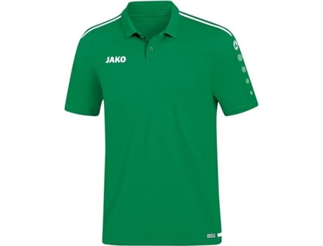Polo para Hombre JAKO Striker 2.0 Verde, Blanco para Multideportes (XXL)