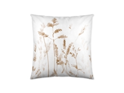 Funda cojín estampado sin relleno 50x50 cm algodón extra suave fabricado en España Rust NATURALS