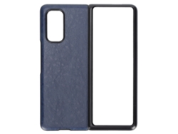 Capa De Couro Para Xiaomi Mix Fold Capa Proteção Total Abrangente Shell Celular Azul