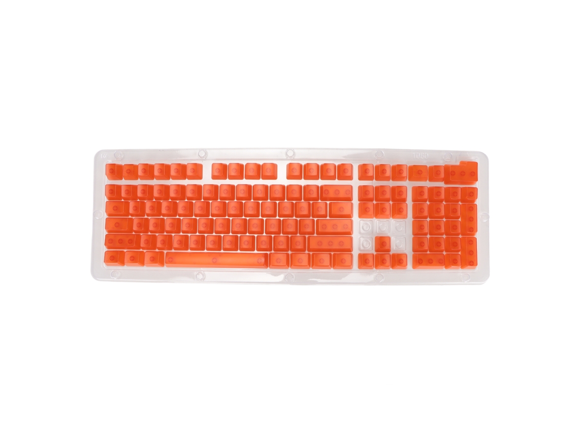 Keycaps Transparentes 108 Teclas Oem Para Teclado Mecânico 61/87/104 Key Backlit Diy