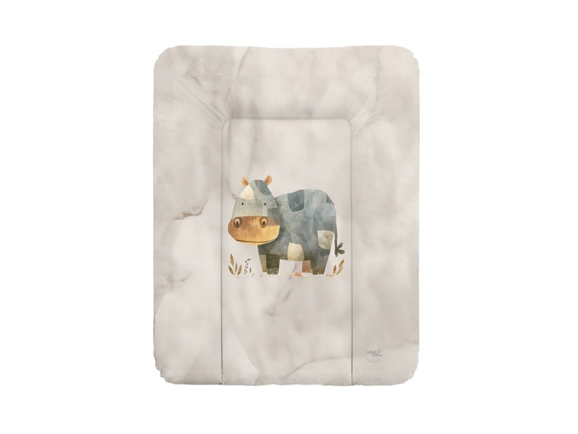 Colchón De Cambio Espeso Lavable Hipopótamo Confortable, 50x70 Cm Certificado Öko Tex, Impermeable Ceba Baby