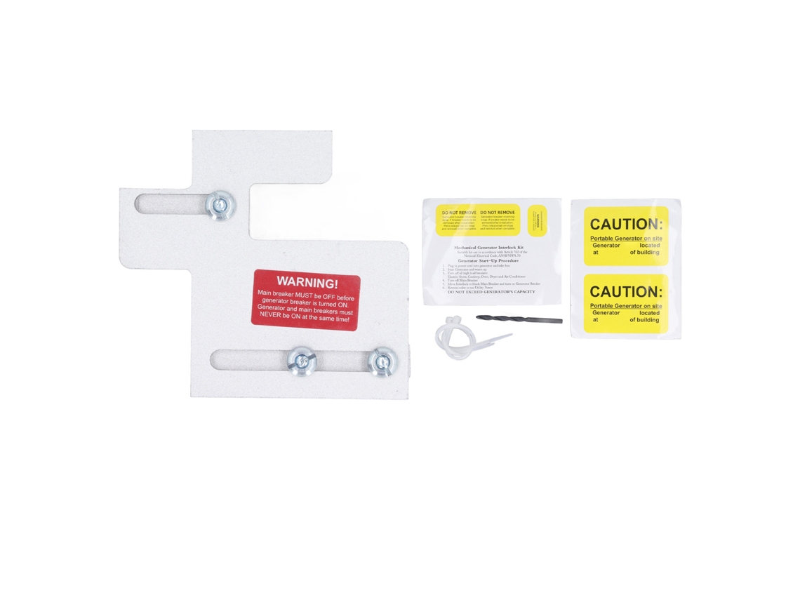 Kit De Bloqueo Para Generador Eaton Cutler Hammer Br 150-200a, Espaciado De 1 1/4 A 1 7/16 Pulgadas Eat-pn200