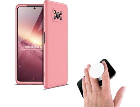 Carcasa y Popsocket Xiaomi Redmi Note 9T Slim armor 360º