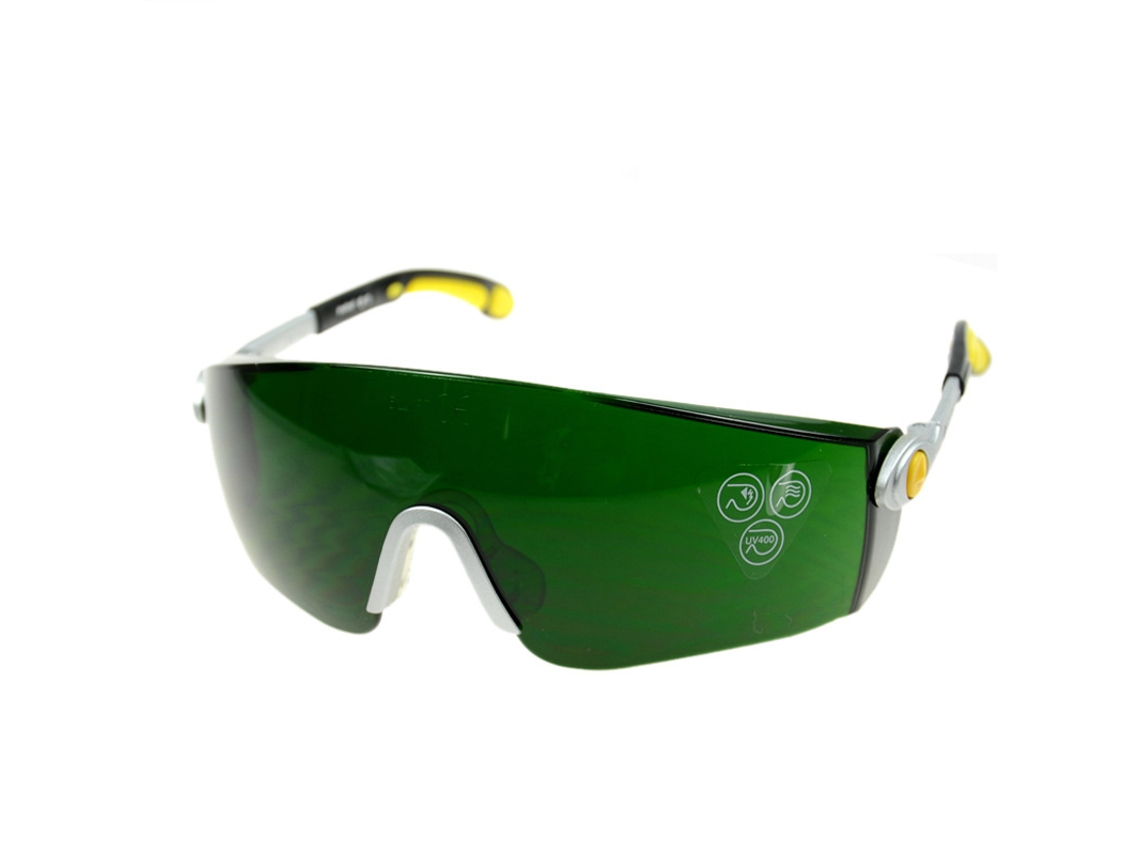 Gafas De Soldadura Antihumo, Antiarañazos Y Antiimpacto Con Patillas Ajustables Y Protección Uv.