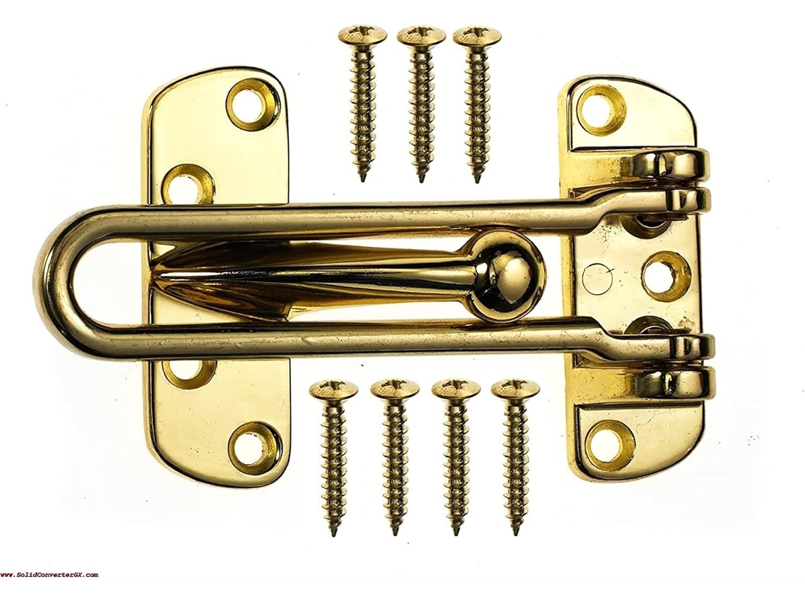Cerradura De Cadena Puerta, Hebilla Seguridad, Limitador Pestillo, Metal For El Hogar, Antirrobo, Oculta Antibloqueo