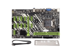 Placa Base De Pc De Escritorio Mining Mainboard Ddr4 Lan Gigabit 2 Canales 3 Sata3.0 Vga Pcie16x