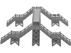 Kit De Construcción De Accesorios Para Maquetas De Trenes (modelo Gris) Para Maquetas De Trenes (hazlo Tú Mismo)