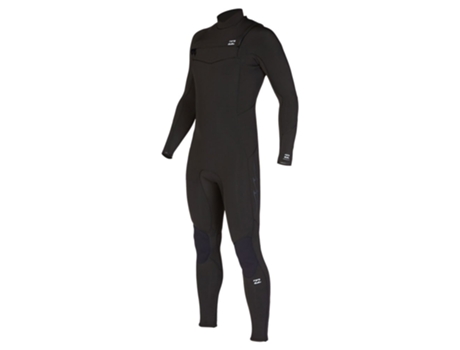 Terno de Neoprene Manga Longa com Zíper no Peito 302 Absolute Short Preto Lsbillabong