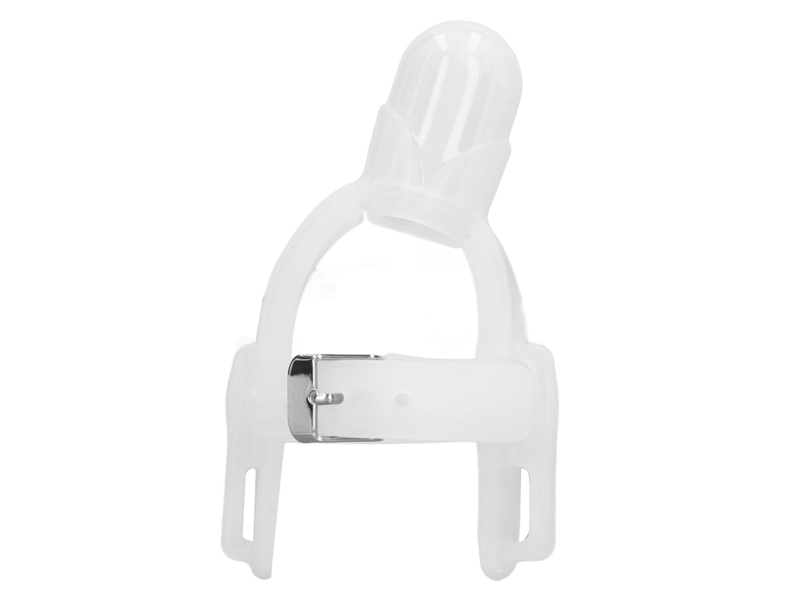 Pulsera antichupete ajustable para bebés, protector de dedos de silicona, evita que el bebé se chupe las pulgas.