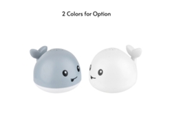 Juguete De Baño Con Forma De Ballena, Con Rociador Automático Y Luz Led Para Bebés Y Niños Pequeños.