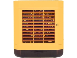 Mini Ventilador De Escritorio Portátil Para Verano, Oficina Y Hogar, Con Iones Negativos, Amarillo.