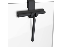 Escobilla De Silicona Para Ducha - Limpiador - Con Gancho - Diseño Antiarañazos - Fácil De Limpiar - Negro