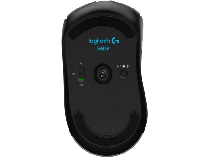 Ratón LOGITECH G603 (Bluetooth - Óptico - 12000 dpi - Negro)