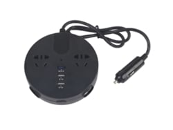 Inversor De Coche 12-24v A 220v 150w Convertidor De Energía Con Pantalla Digital Led