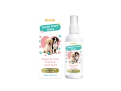 Spray de cuidado bucal Kriath para mascotas: limpieza diaria, eliminación de manchas, frescura.