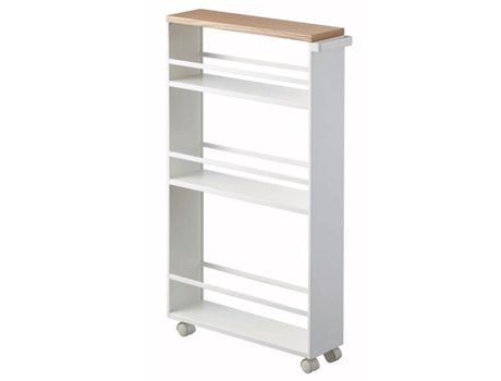 Soporte de Cocina YAMAZAKI Almacenamiento de cocina con ruedas de torre