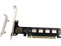 Tarjeta De Expansión De Disco Duro Oculink Sff8611 Y 8612 De 4 Puertos Pcie X16