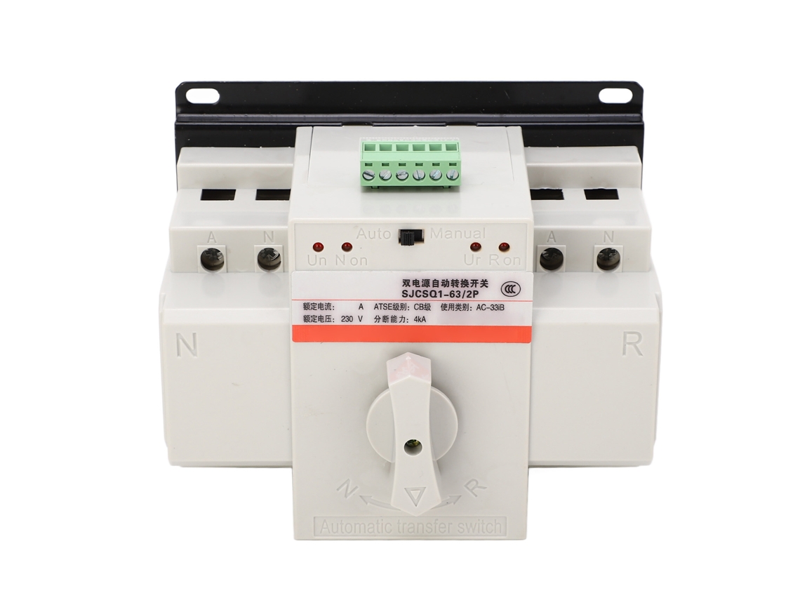 2026-interruptor De Transferencia Automática De Doble Potencia 63a 2p 4ka Nivel Cb Para Electricidad