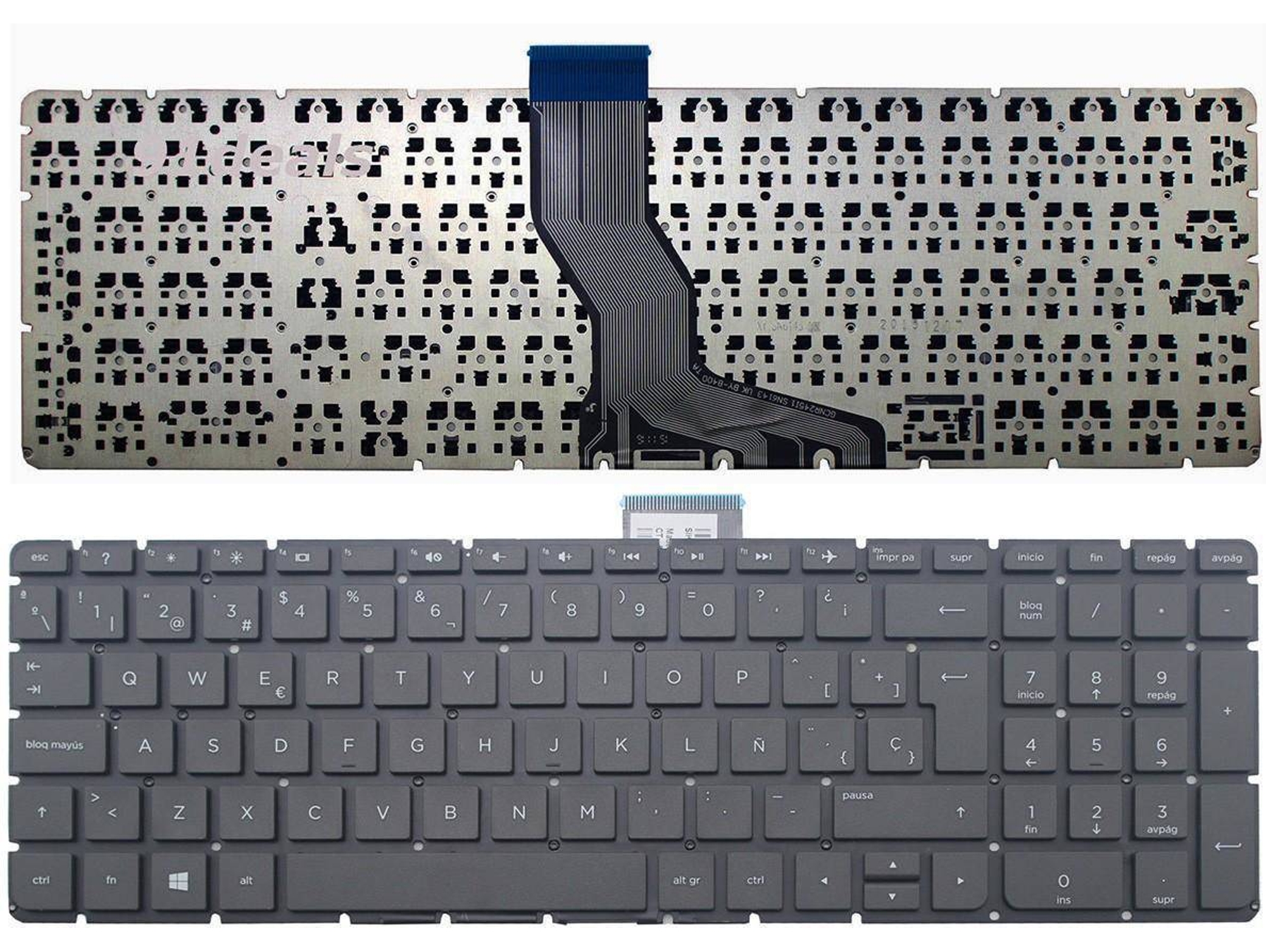 Teclado para Portátil HP 809031-071 Aex15P00210 Sg-80700-2Ea Sn6143-Sp