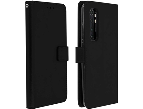 Funda Xiaomi Mi Note 10 Lite AVIZAR FOLIO-VINT-BK-N10L Negro