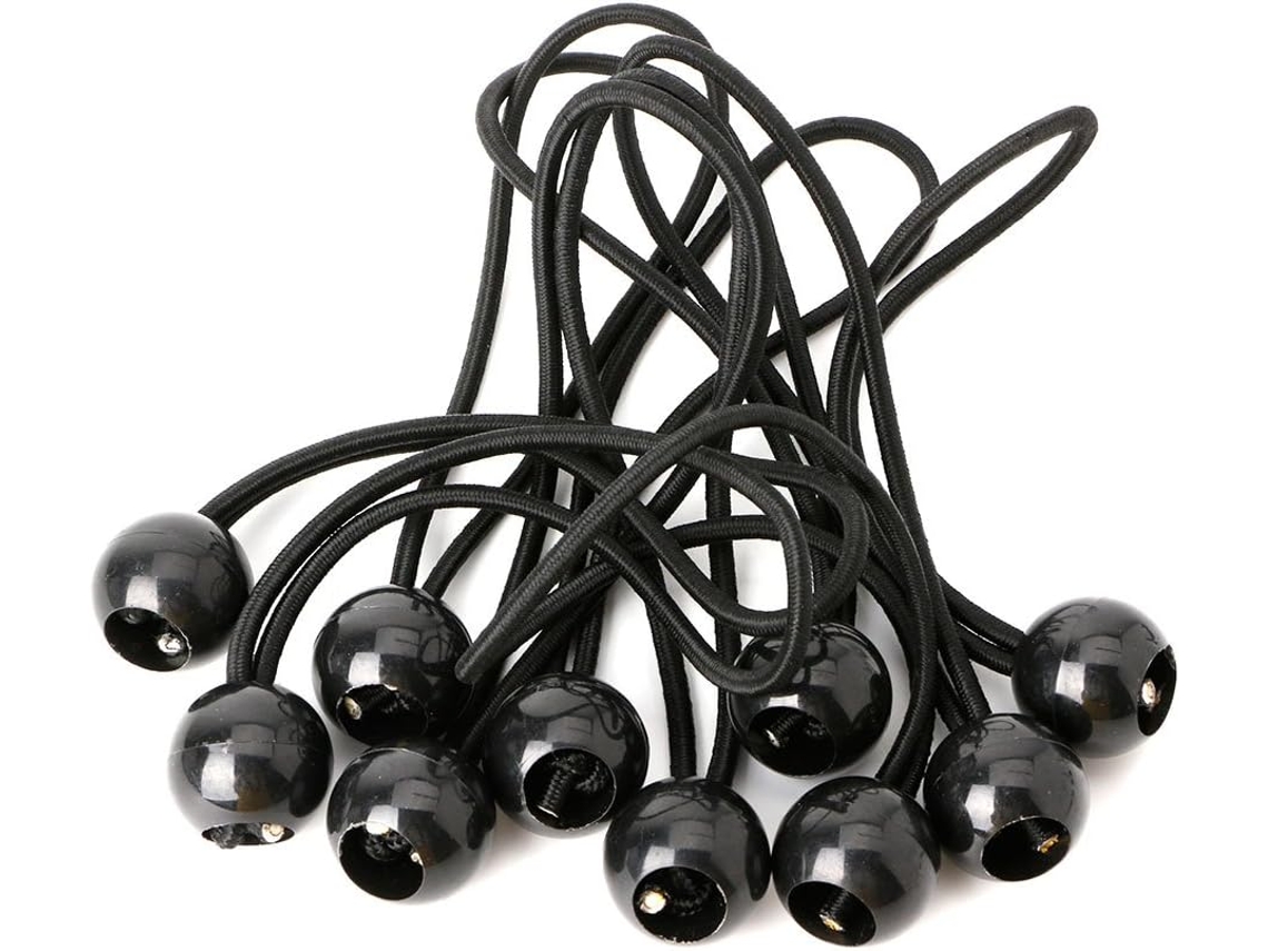 10pcs Flag Clip Ball Bungee Cord Ties Cuerda Atar Windsocks Banderas De Postes Agrupación Cuerda Para Uso Doméstico E