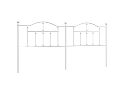 Cabecero de repuesto 200 cm Metal Blanco MAISON EXCLUSIVE