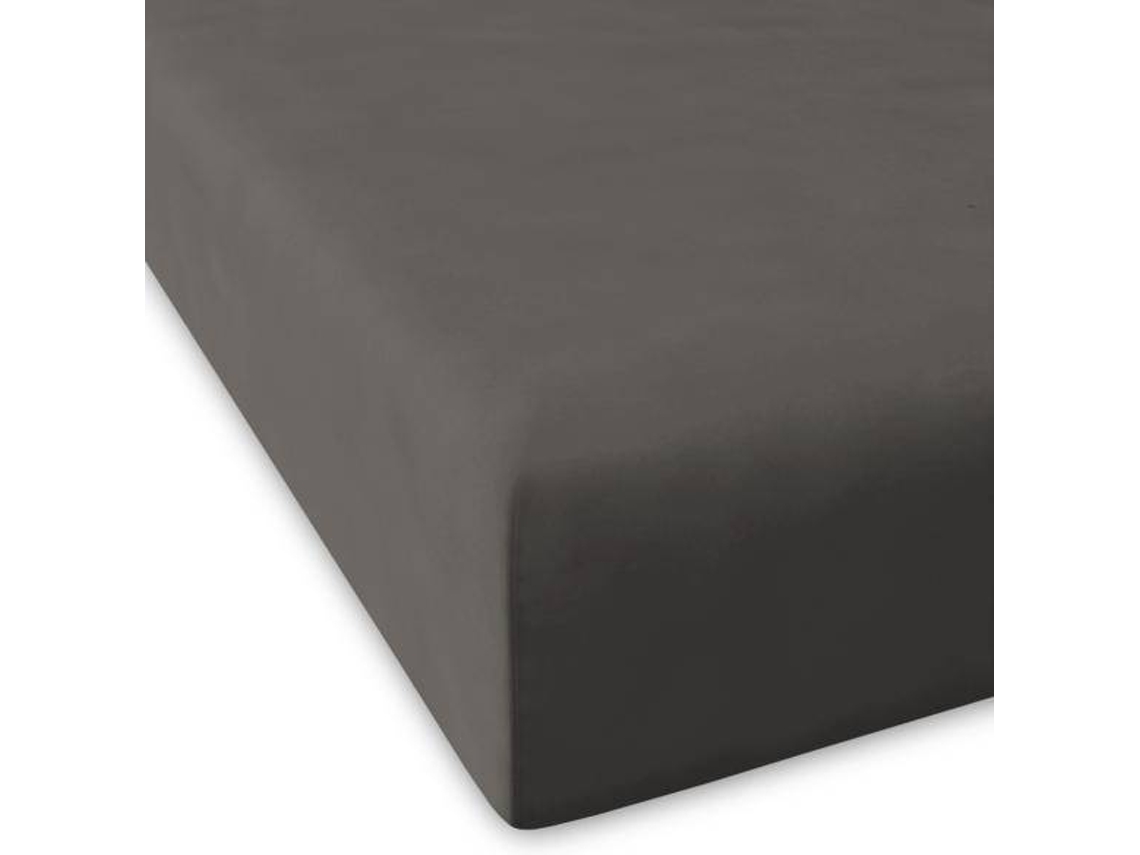 Sábana GUY LAROCHE Pure (Antracita - 100% Percal Algodón - 140x200+28 cm)