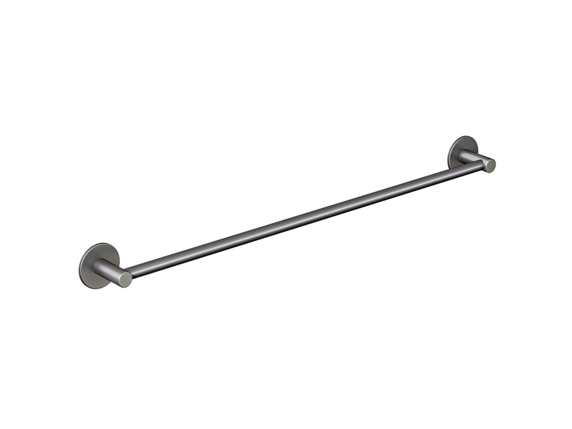Toallero de pared de aluminio con espacio para una sola barra