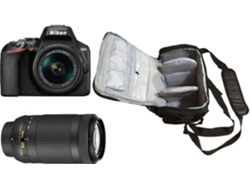 Kit Cámara Réflex NIKON D3500 + AF-P DX 18-55mm VR + AF-P DX 70-300mm VR