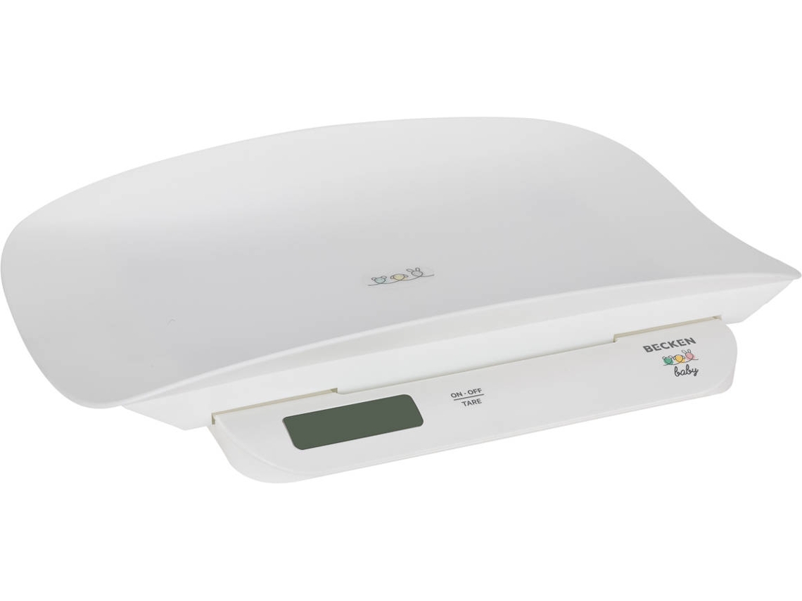 Báscula Digital de Bebé BECKEN Baby BCS-2973 (Evolutiva | Hasta 20kg | Blanco)