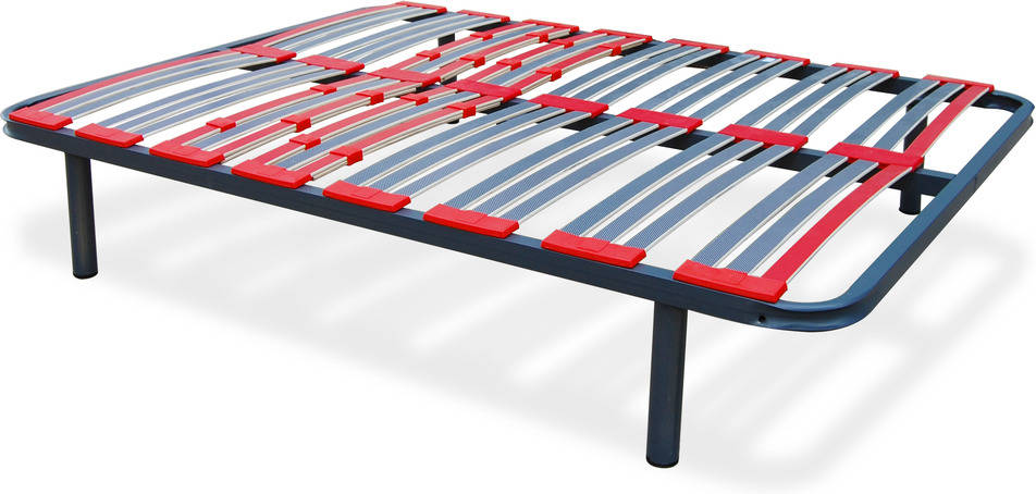 Somier COLCHUM Multilaminas (Gris - Hierro y Madera - Sin Patas - Compatible con Colchón: 105x200 cm)